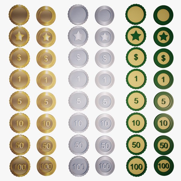 coins - number sign 3D