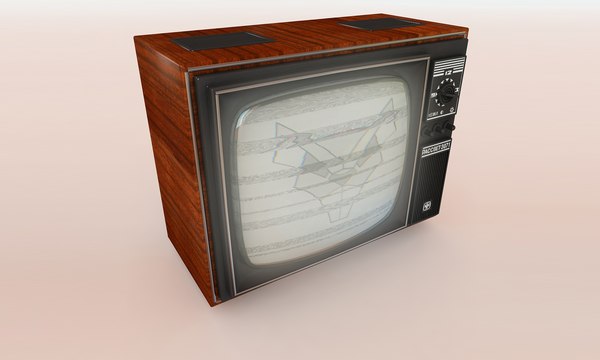 Old Tv 3d Model Turbosquid