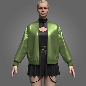 Dress And Jacket Outfit 3D model