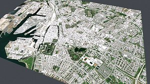 Cityscape Malmo Sweden 3D