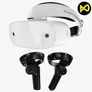 3D dell visor headset