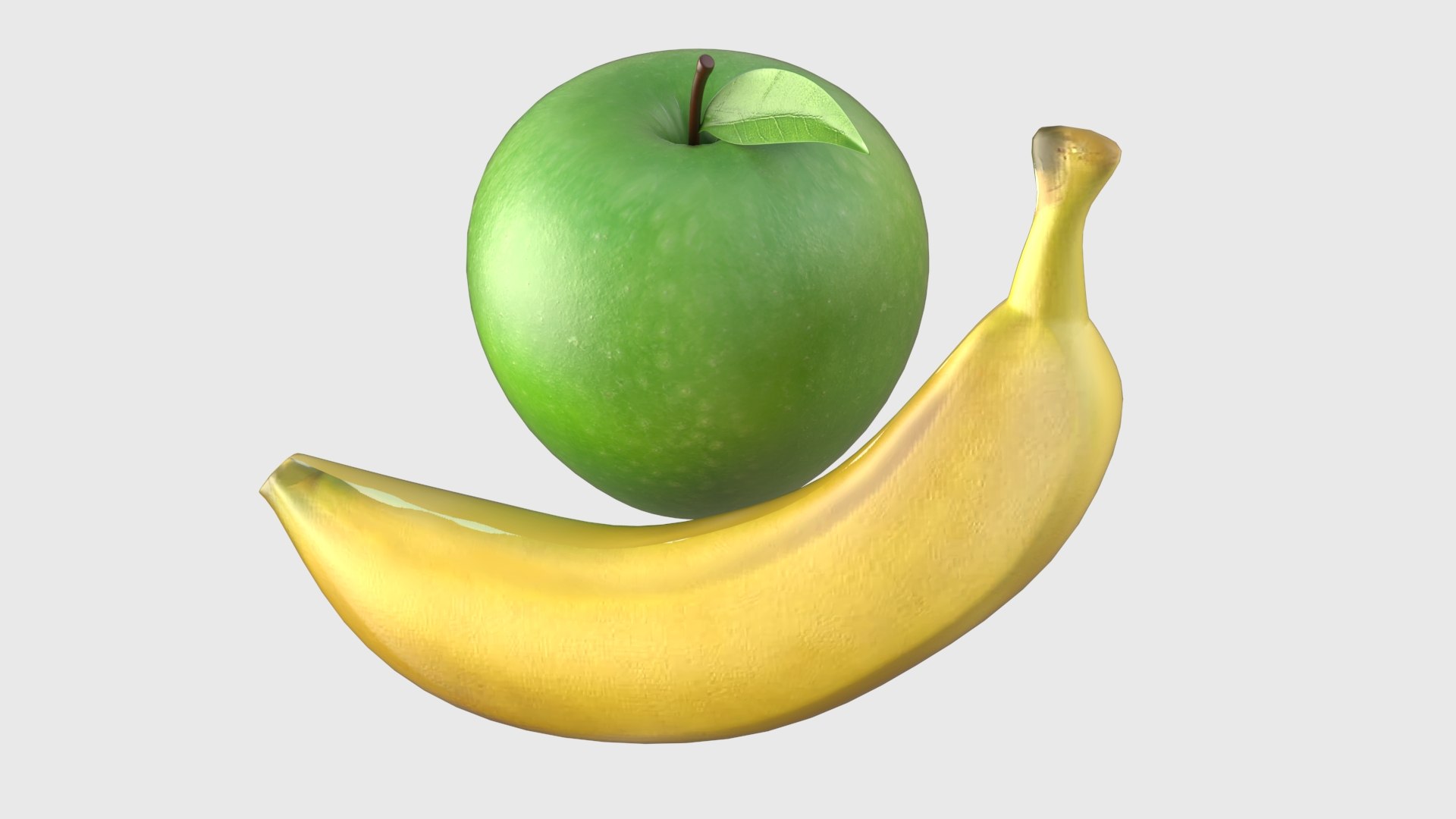 3D Apple and Banana 2021 https://p.turbosquid.com/ts-thumb/CW/OtS08A/br/appleandbanana04/jpg/1741815610/1920x1080/fit_q87/1a063c63312c9abcf98c2e53779e682ceae76b20/appleandbanana04.jpg