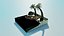 Tropical Island Low-poly