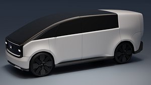 3D Honda Space-Hub Electric Car 3D Model 2025-26 model