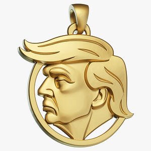 3D Printable Political Leader Pendant
