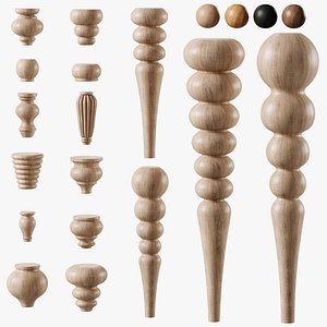 3D Furniture Legs
