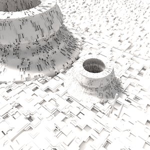 3d simple greeble model