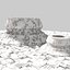 3d simple greeble model