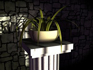 3d model plant