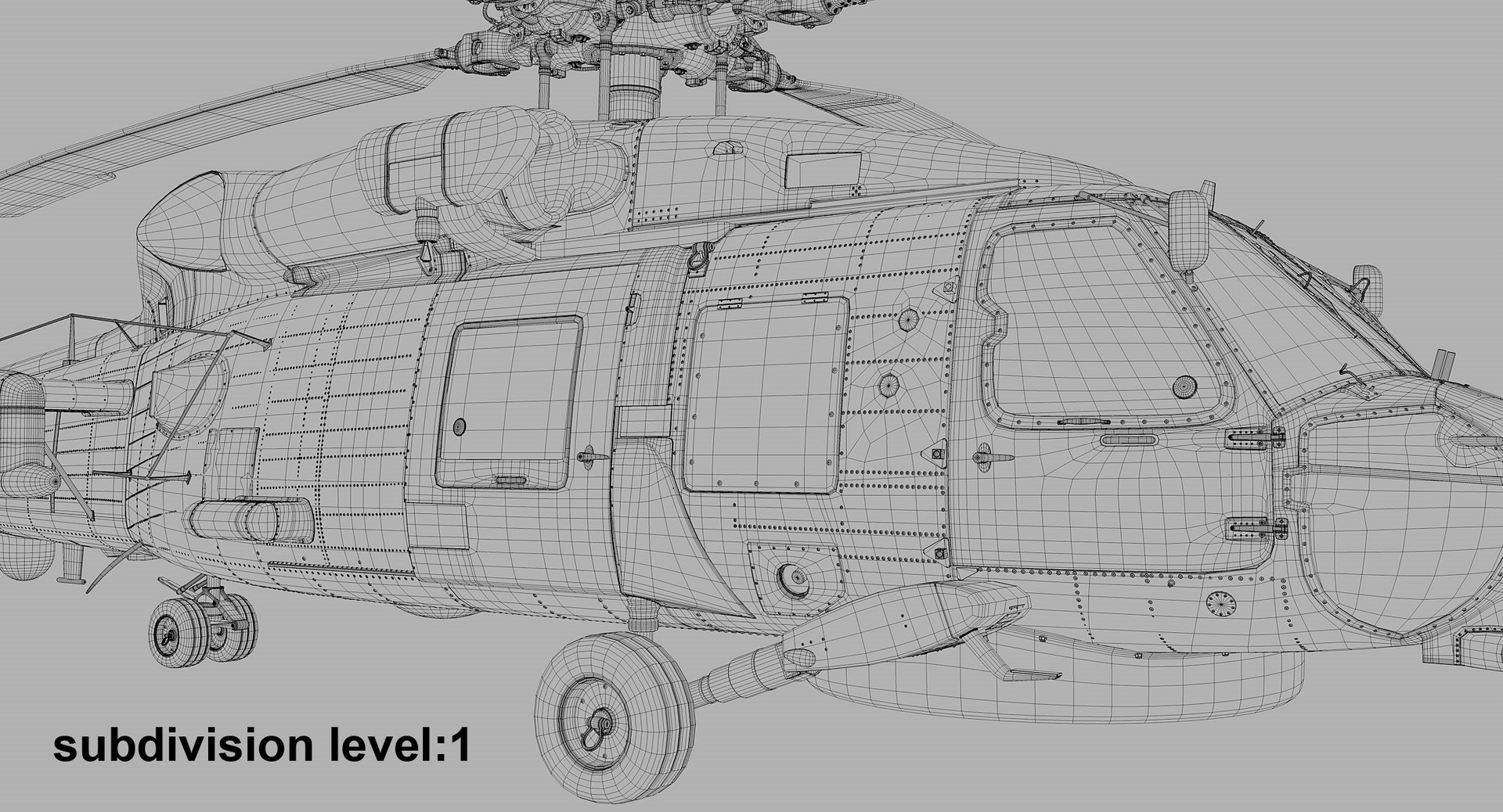 sikorsky sh-60b seahawk 3d model