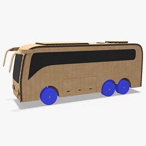 Cardboard Toy Bus