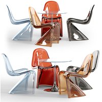 Glass Dining set