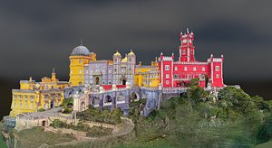 Pena Palace Sintra 3D