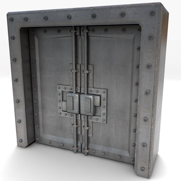 metal door 3d 3ds