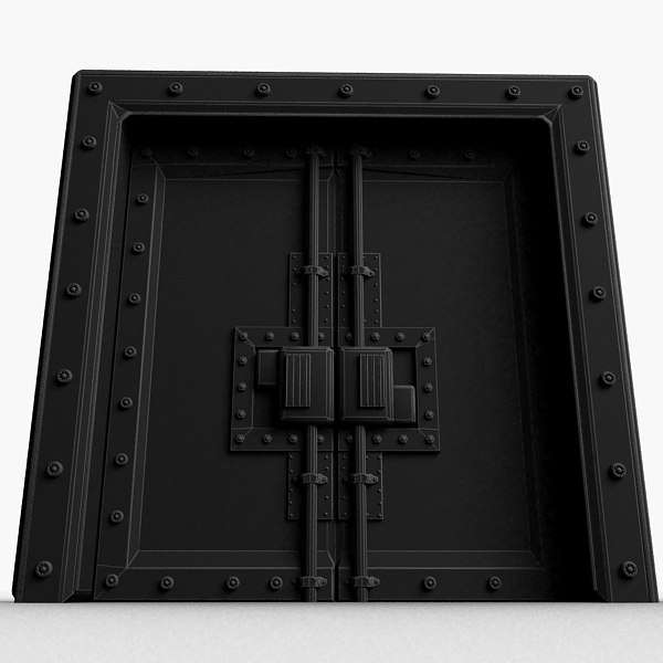 metal door 3d 3ds