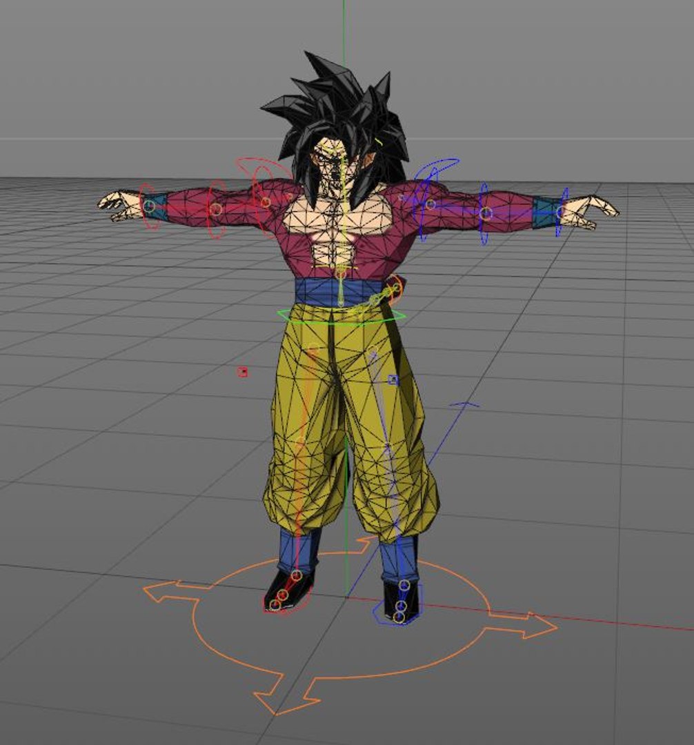 3D Rigged Goku - TurboSquid 1283387