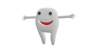 CARTOON TOOTH 3D model