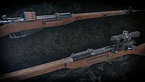 3D mosin-nagant rifle soviet
