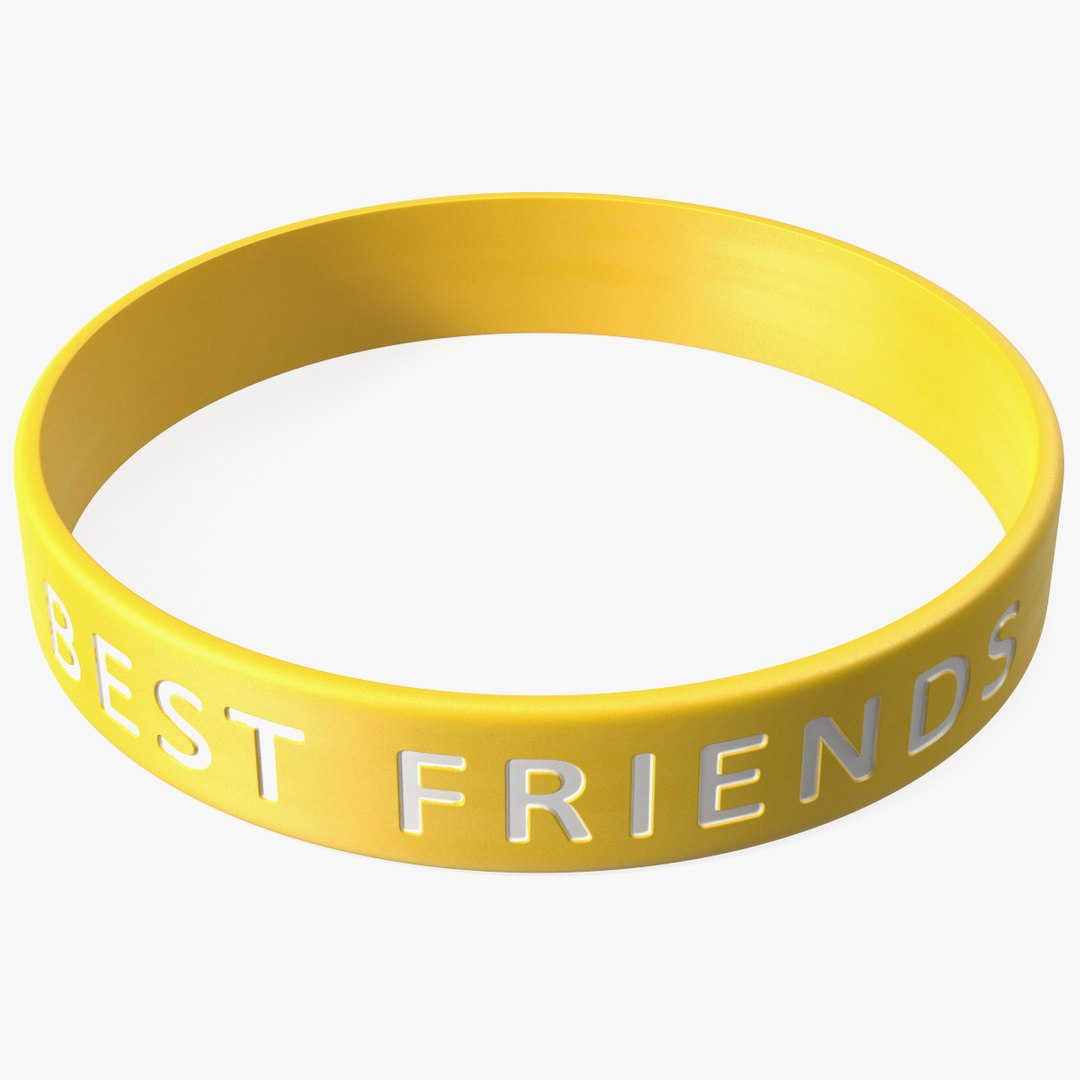 Friendship Rubber Band 3D Model TurboSquid 1769435