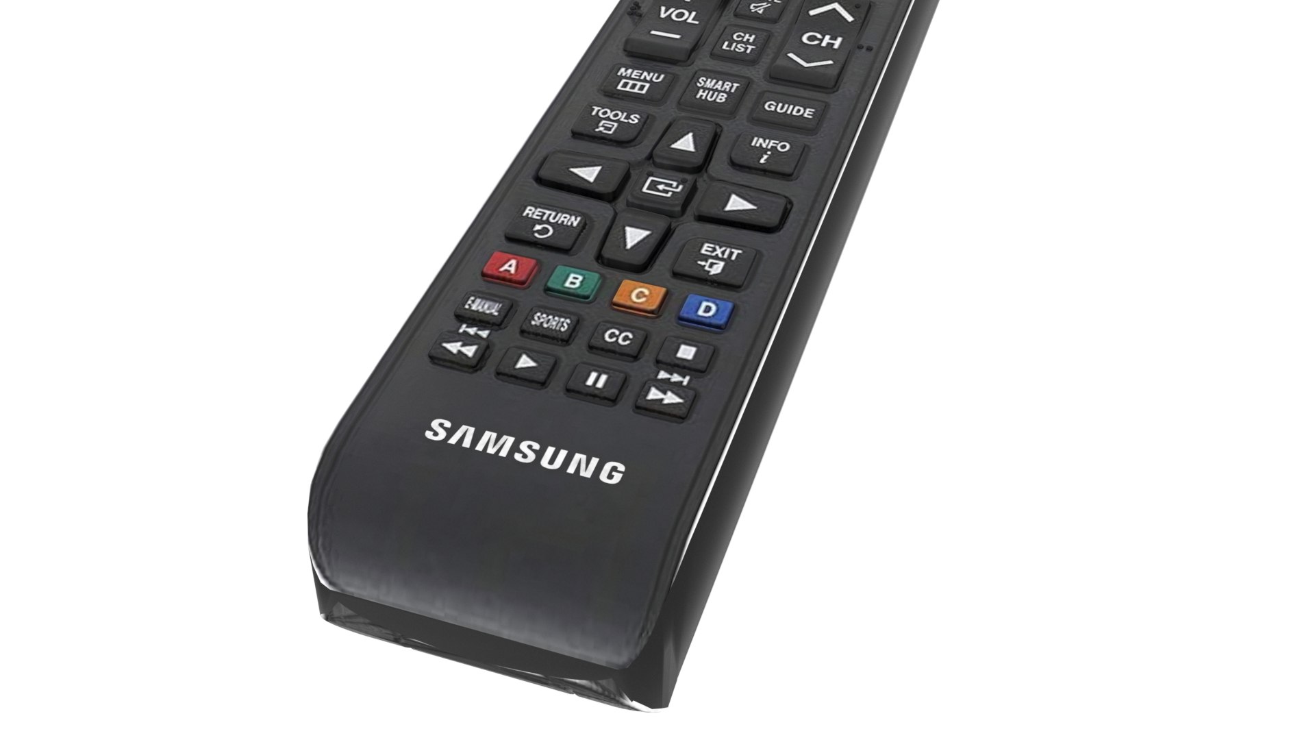 Samsung TV Remote Control 3D model https://p.turbosquid.com/ts-thumb/CW/wvL3UE/VF/samsungremotecontrol12/jpg/1625083571/1920x1080/fit_q87/a38ce840e8a271b58b3aade8da26c3914e468155/samsungremotecontrol12.jpg
