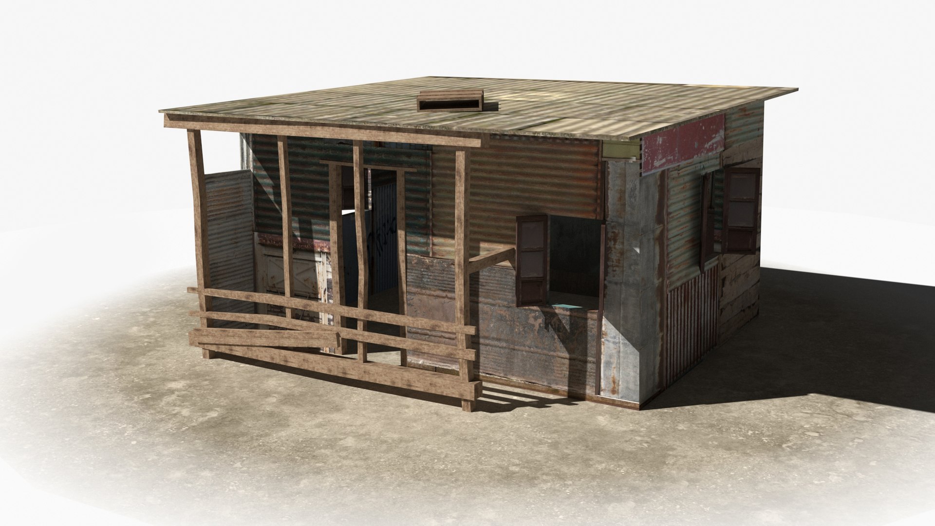 3D Slum X23 Model - TurboSquid 2301246