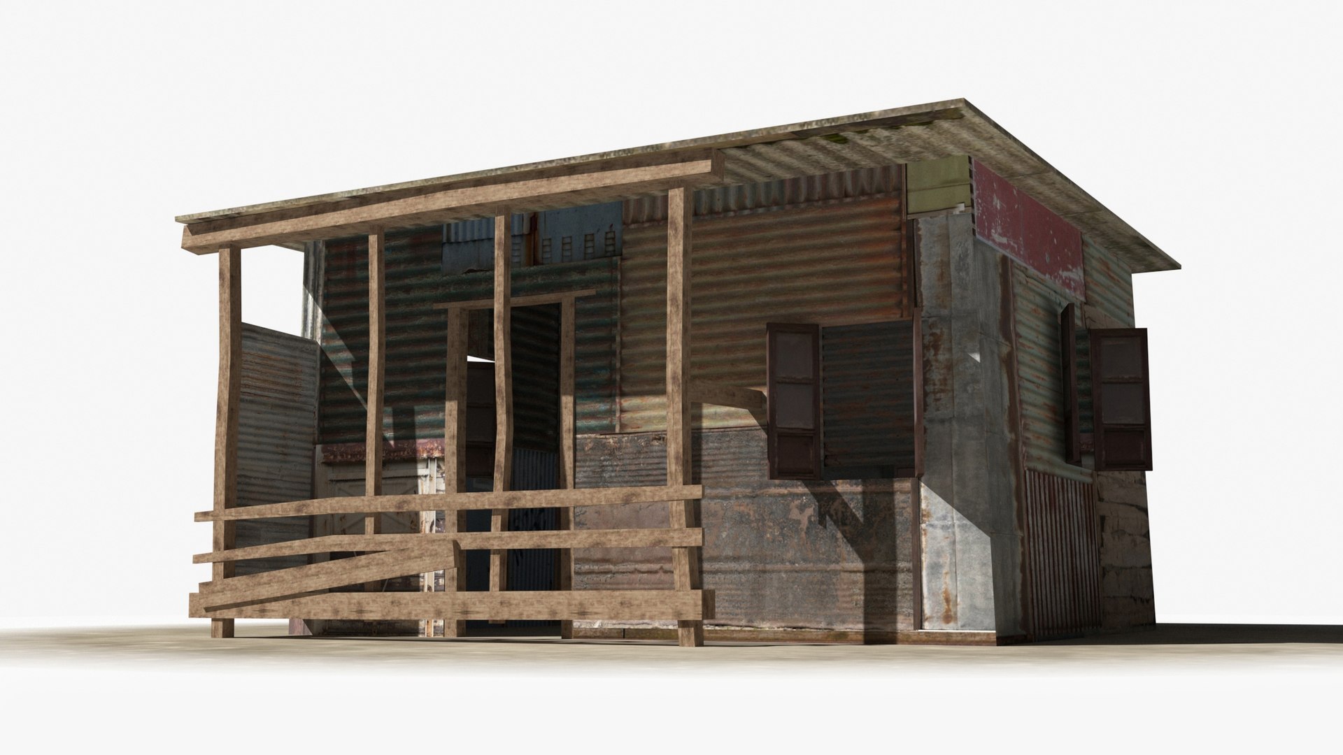 3D Slum X23 Model - TurboSquid 2301246