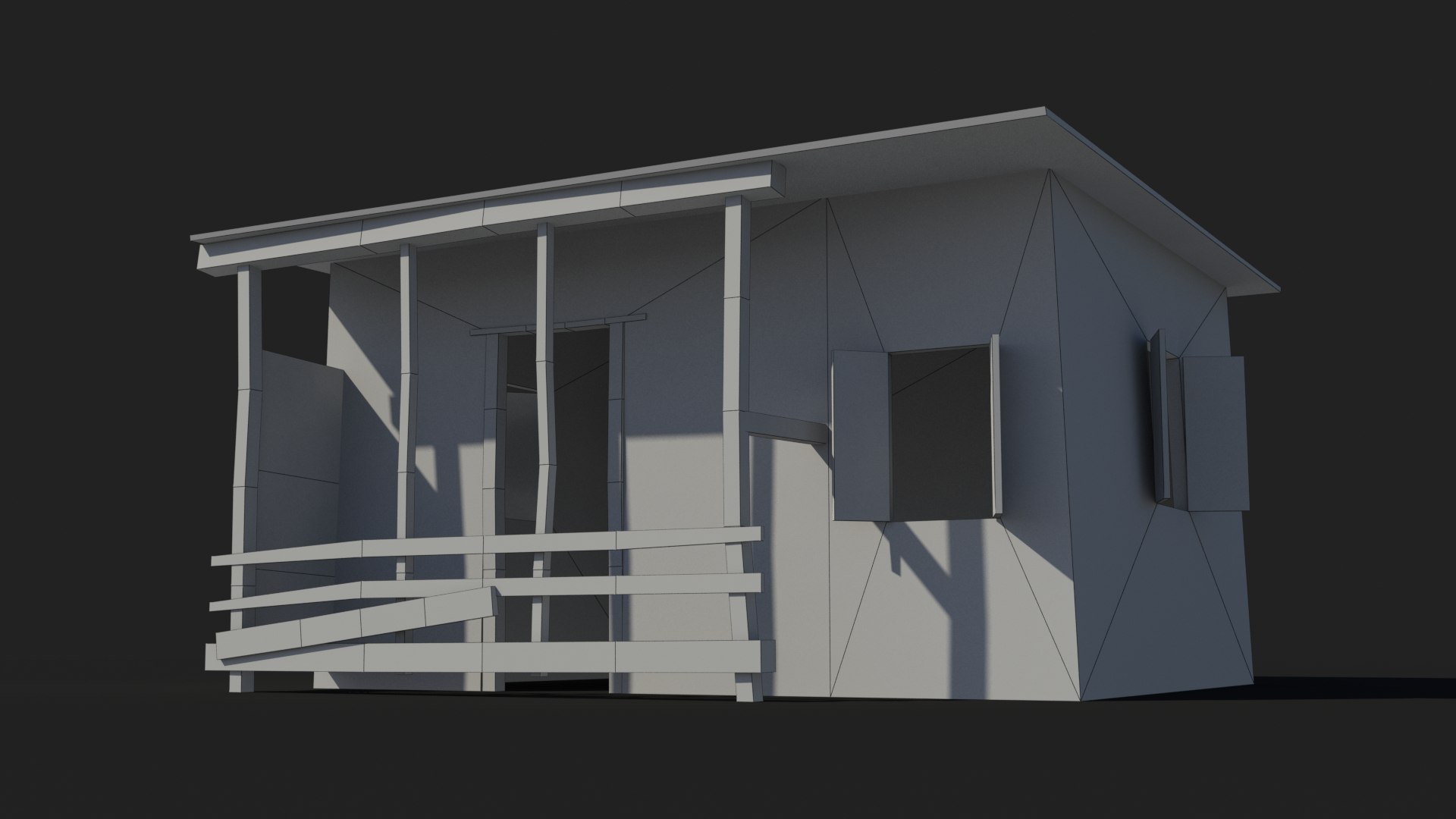 3D Slum X23 Model - TurboSquid 2301246