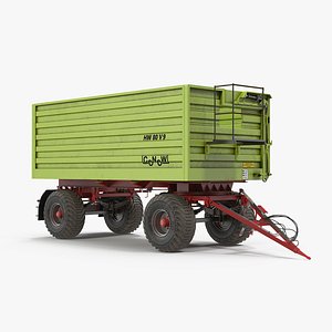 dump trailer conow hw-80 3D model