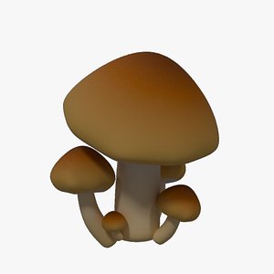 Mushrooms 3D model