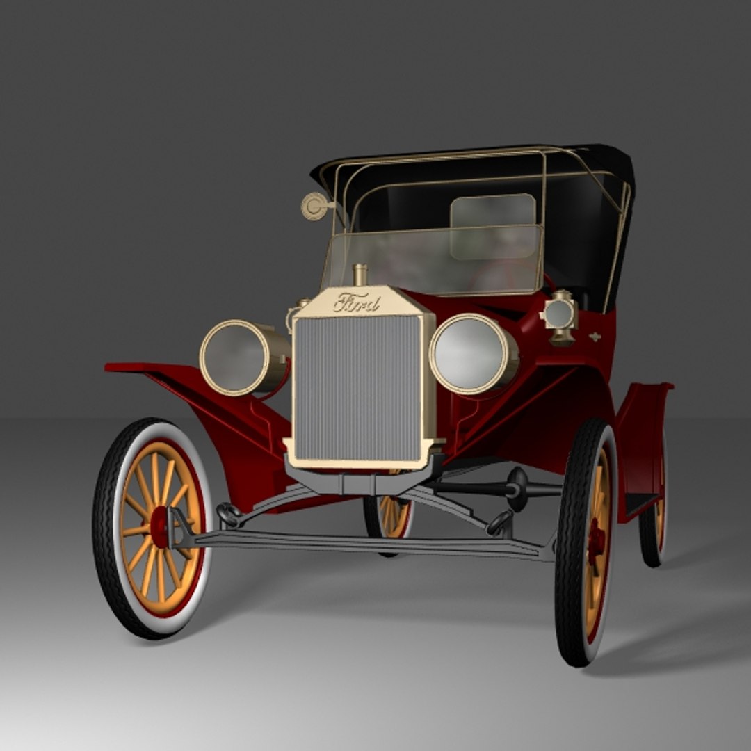 car antique 3d model