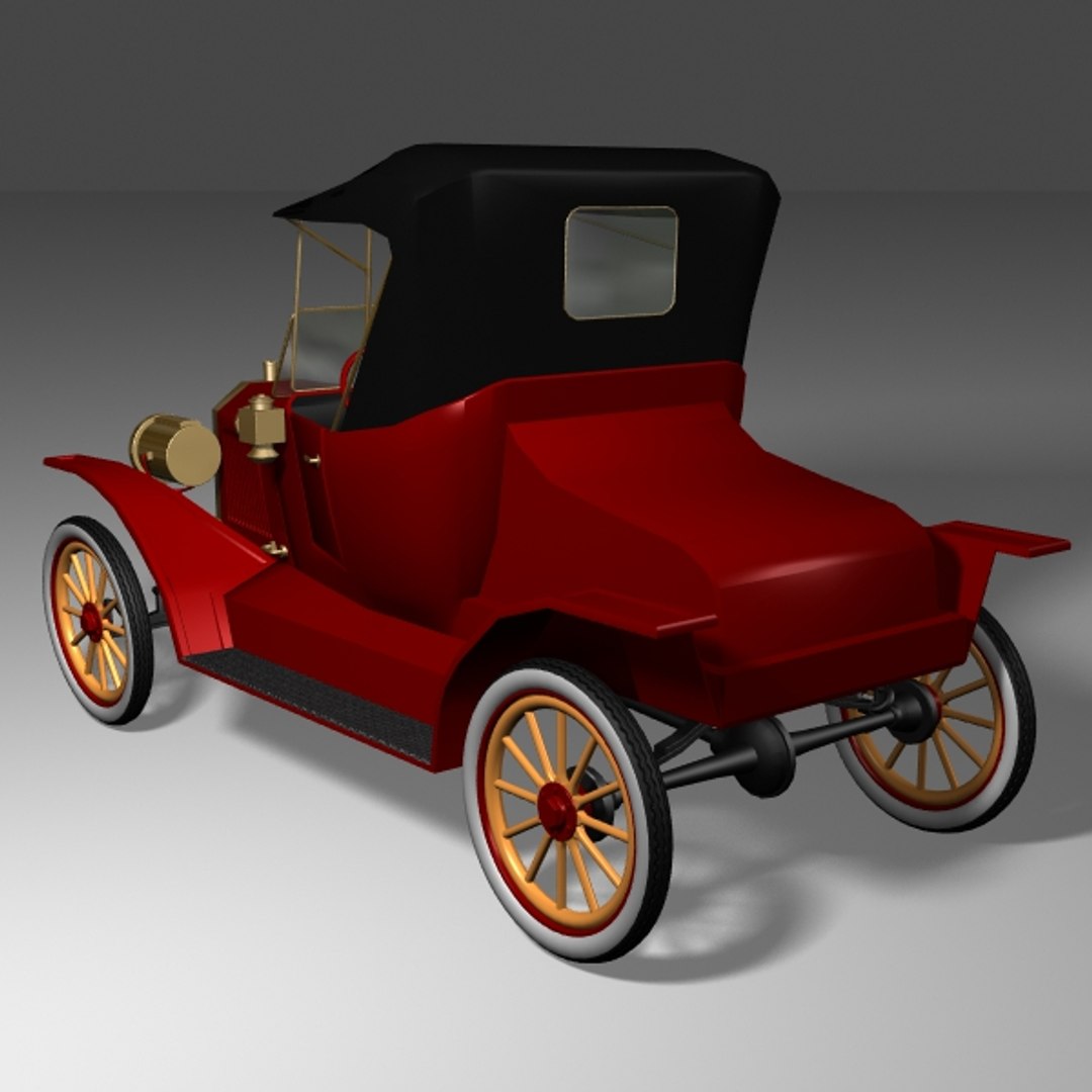 car antique 3d model