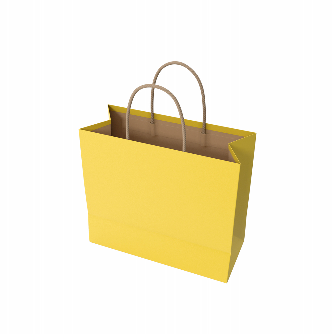 Paper Shopping Bag 3D Model - TurboSquid 1833563
