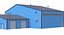 Industrial Building 9 Blue