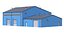 Industrial Building 9 Blue