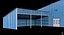 Industrial Building 9 Blue