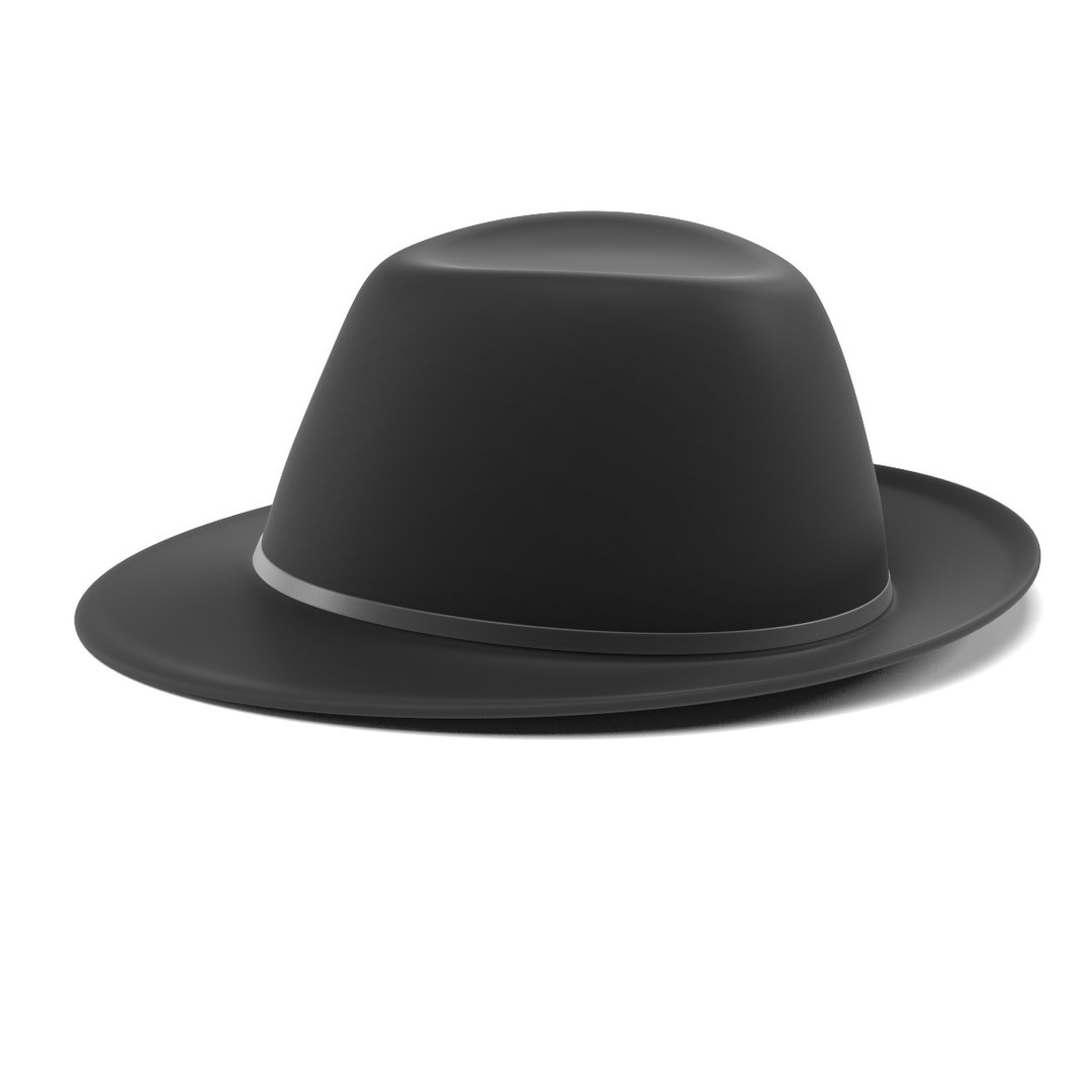 Fedora Hat 3d Model