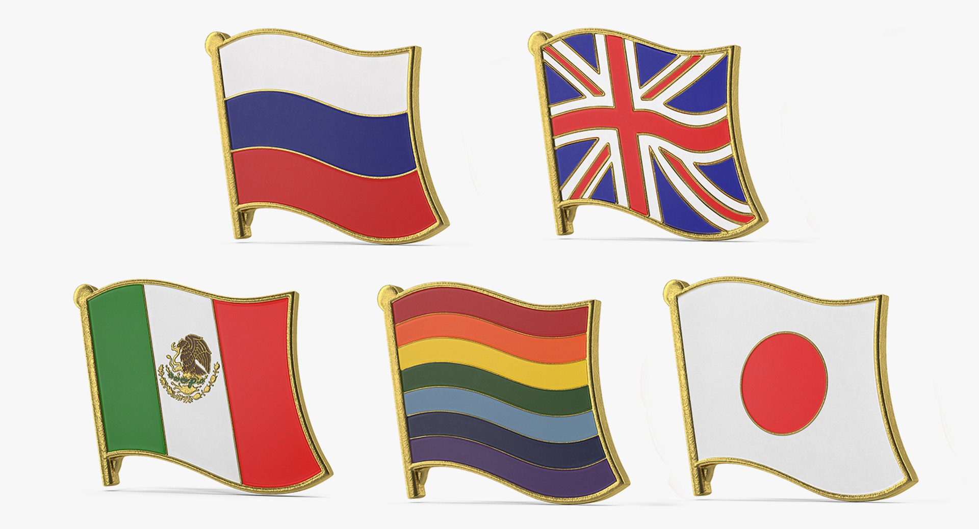 3D flag lapel pins https://p.turbosquid.com/ts-thumb/CX/ISR0DB/WeZdRShW/flaglapelpinscollection3dsmodel001/jpg/1606884518/1920x1080/fit_q87/c9432e81c747f6ea6f40bda7cc68a803e9e9337c/flaglapelpinscollection3dsmodel001.jpg