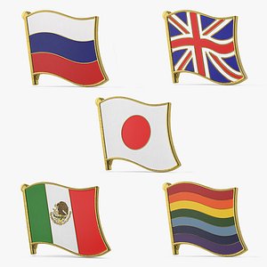 Flag Lapel Pins Collection