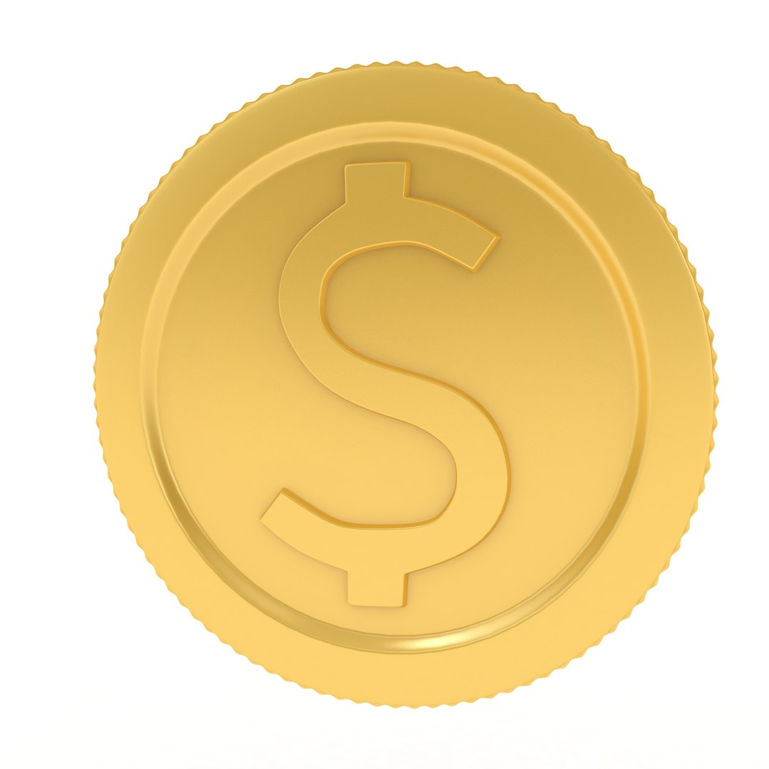 Dollar Coin 3D Model - TurboSquid 1999192