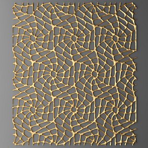 panel lattice grille 3d max