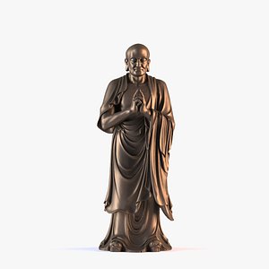 Buddhist statues 022 3D model
