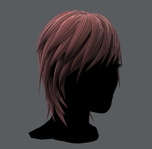 woman hair 3D model