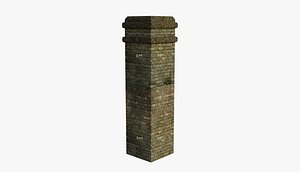 Free Old Chimney 3D model