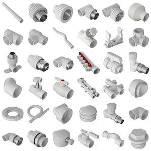 3D model Plastic fittings Big n1