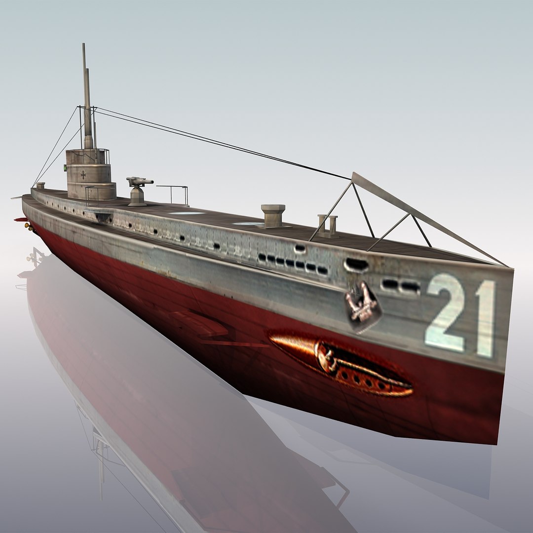 3d model of u 21 submarine german https://p.turbosquid.com/ts-thumb/CX/TAzNKd/RyG9d4GD/u21_021/jpg/1431675433/1920x1080/fit_q87/dc9dc918af4d346a1053ac247ec8b0041ba70d1b/u21_021.jpg