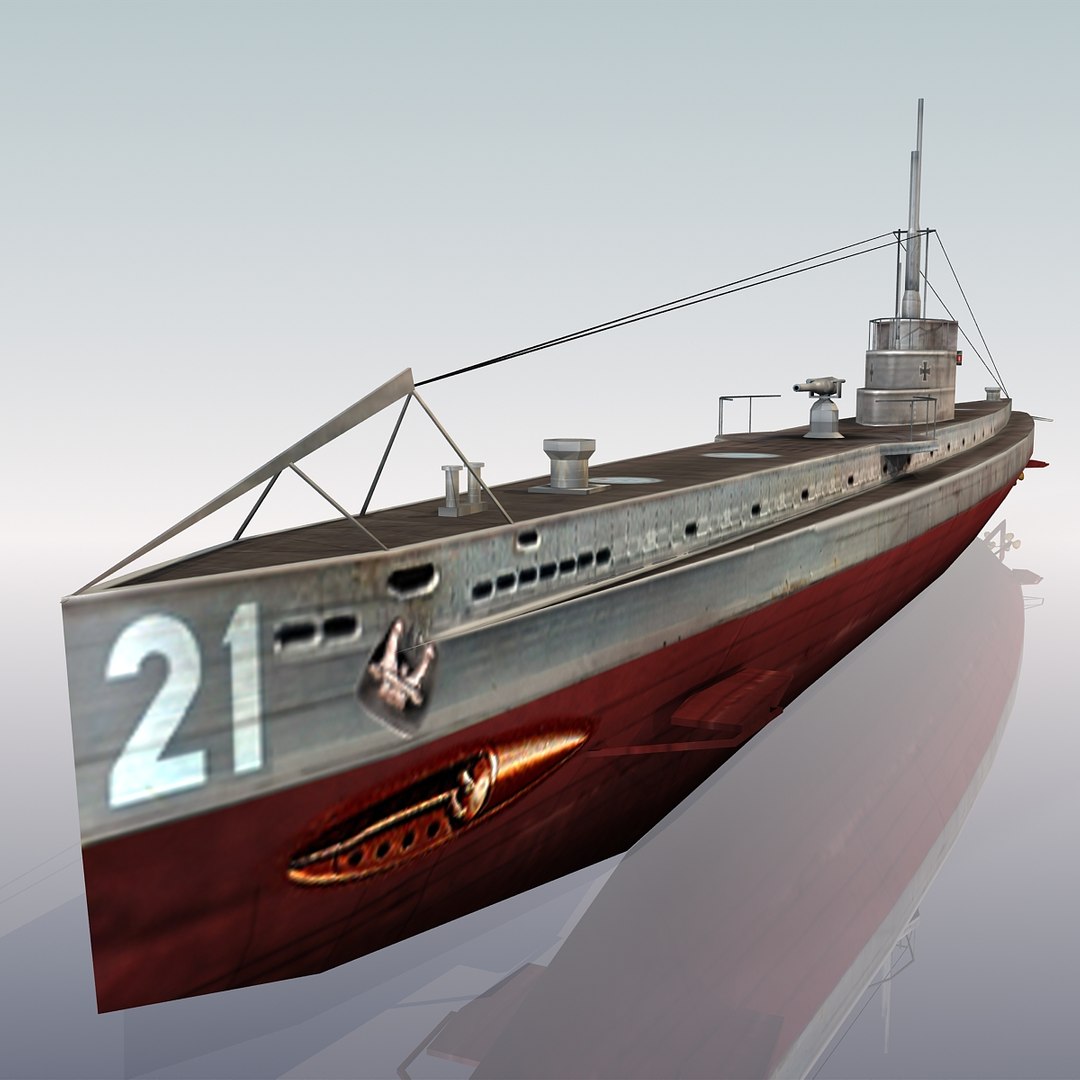 3d model of u 21 submarine german https://p.turbosquid.com/ts-thumb/CX/TAzNKd/oHDJqO19/u21_005/jpg/1431675433/1920x1080/fit_q87/9ad465c4bdff03e854ede522402e00d10e1980de/u21_005.jpg