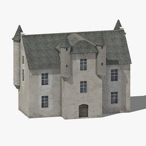 Castle Medieval Middle Ages 07 Low Poly PBR 3D