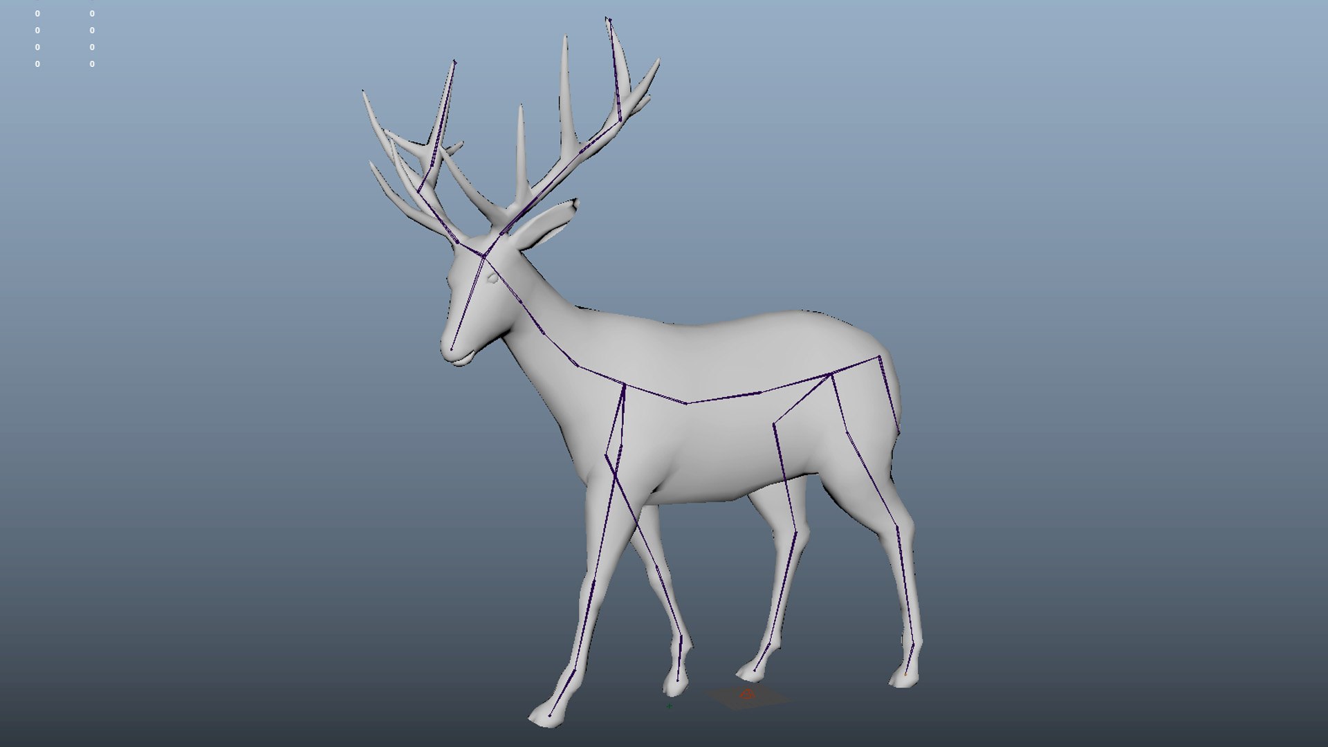 3D deer rigged model - TurboSquid 1601092