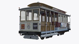 Cable Car San Francisco 3D model