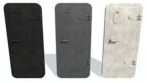 Armored door A